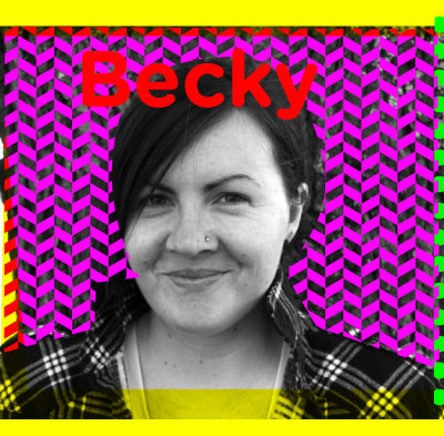 Colourful image of Becky Crouch